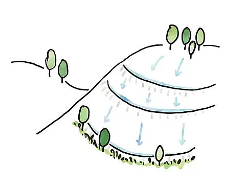 infiltration trench