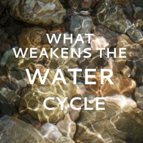 weakens water cycle